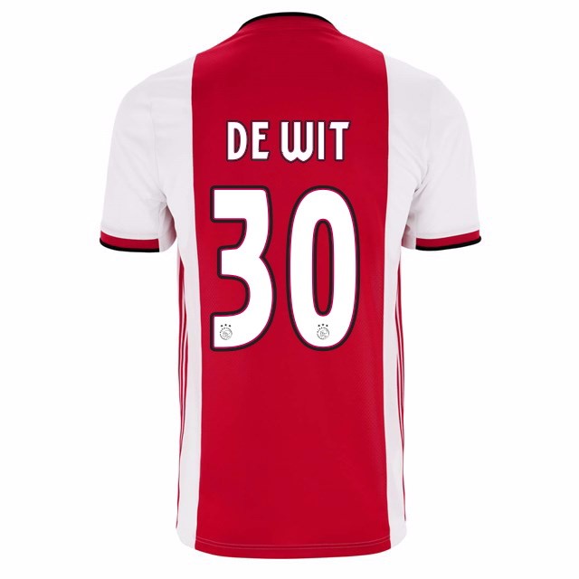 Camiseta Ajax 1ª De Wit 2019/20 Rojo